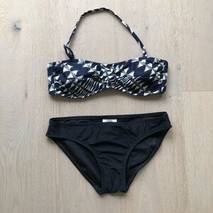 3/$30 Joe Fresh Twist Bra and Old Navy Black Bikini Set